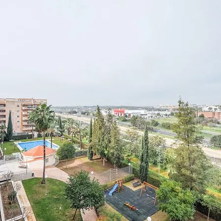Sensacional 2 Hab 2 Banos 4 Pax Aljarafe Metro Apartment San Juan de Aznalfarache